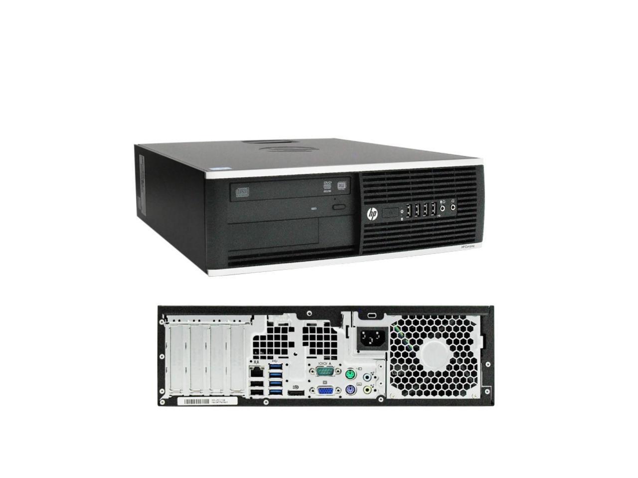 HP Compaq 6300 Pro SFF PC - Intel Core i5 3470 3rd Gen 3.2 GHz 8GB 500GB HDD DVD-RW Windows 10 Pro 64-Bit