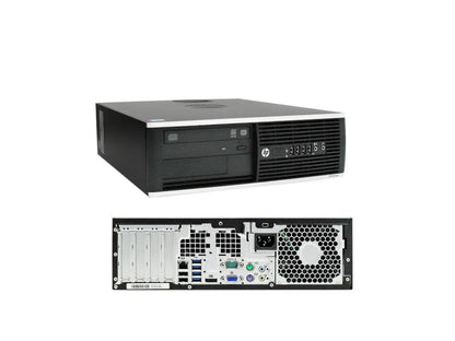 HP Compaq 6300 Pro SFF PC - Intel Core i5 3470 3rd Gen 3.2 GHz 8GB 500GB HDD DVD-RW Windows 10 Pro 64-Bit