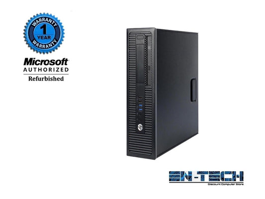 HP EliteDesk 800 G1 SFF PC - Intel Core i5 4570 4th Gen 3.2 GHz 16GB 512GB SSD DVD-ROM Windows 10 Pro 64-Bit