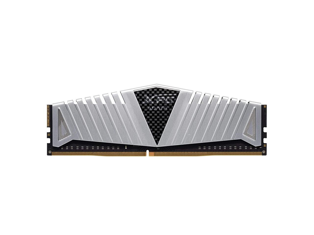 XPG Z1 DDR4 3000MHz (PC4 24000) 32GB (2x16GB) CL16-20-20 288-Pin Memory Modules Kit, Silver (AX4U3000716G16A-DSZ1)