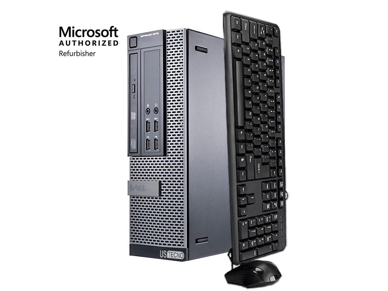 Dell OptiPlex 9020 SFF Desktop PC Computer Intel Core i5 4570 16GB RAM 256GB SSD DVD Windows 10 Professional New Free keyboard,mouse,powercord,WiFi-Adapter