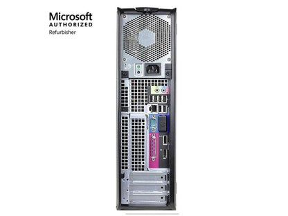 Dell Optiplex 780 Desktop Computer Intel Core 2 Duo 8GB DDR3 500GB HDD DVD Windows 10 Professional New Free Keyboard, Mouse,Power cord