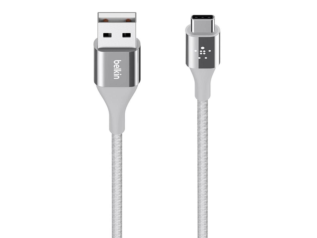 Belkin MIXIT 4-Foot DuraTek USB-C to USB-A Cable (Silver)