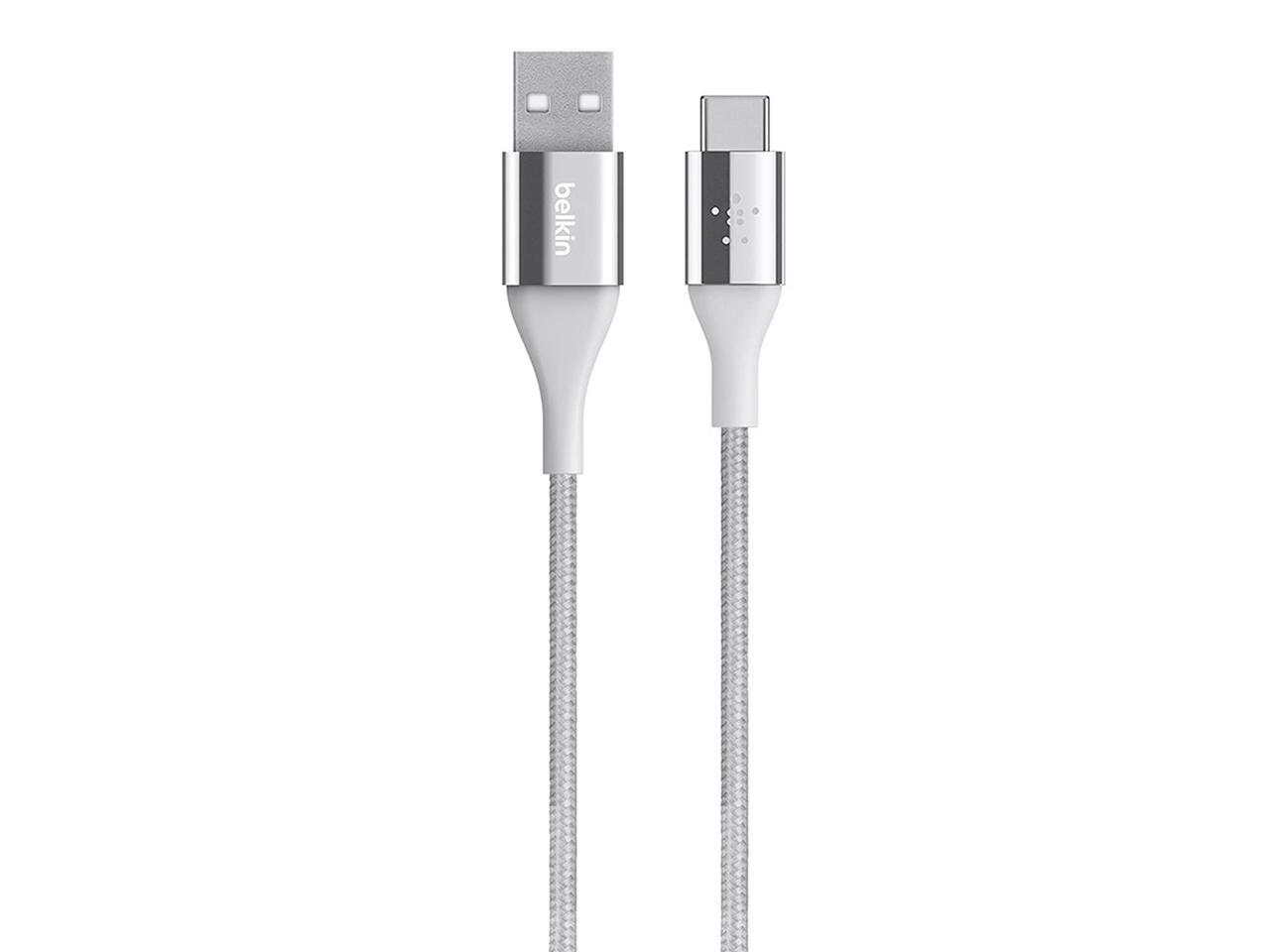 Belkin MIXIT 4-Foot DuraTek USB-C to USB-A Cable (Silver)