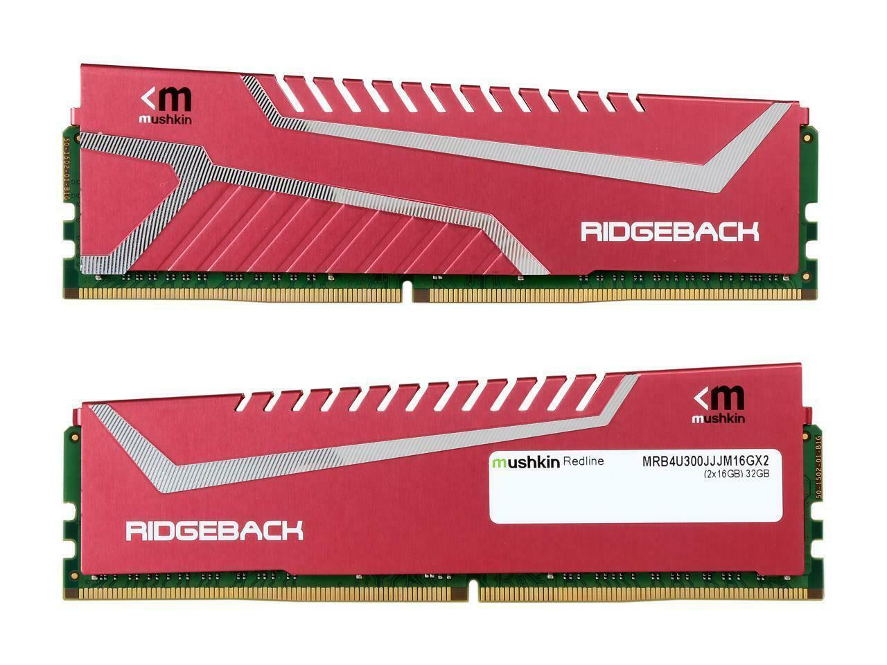 Mushkin Redline 64GB (2 x 32GB) 288-Pin DDR4 SDRAM DDR4 3200 (PC4 25600