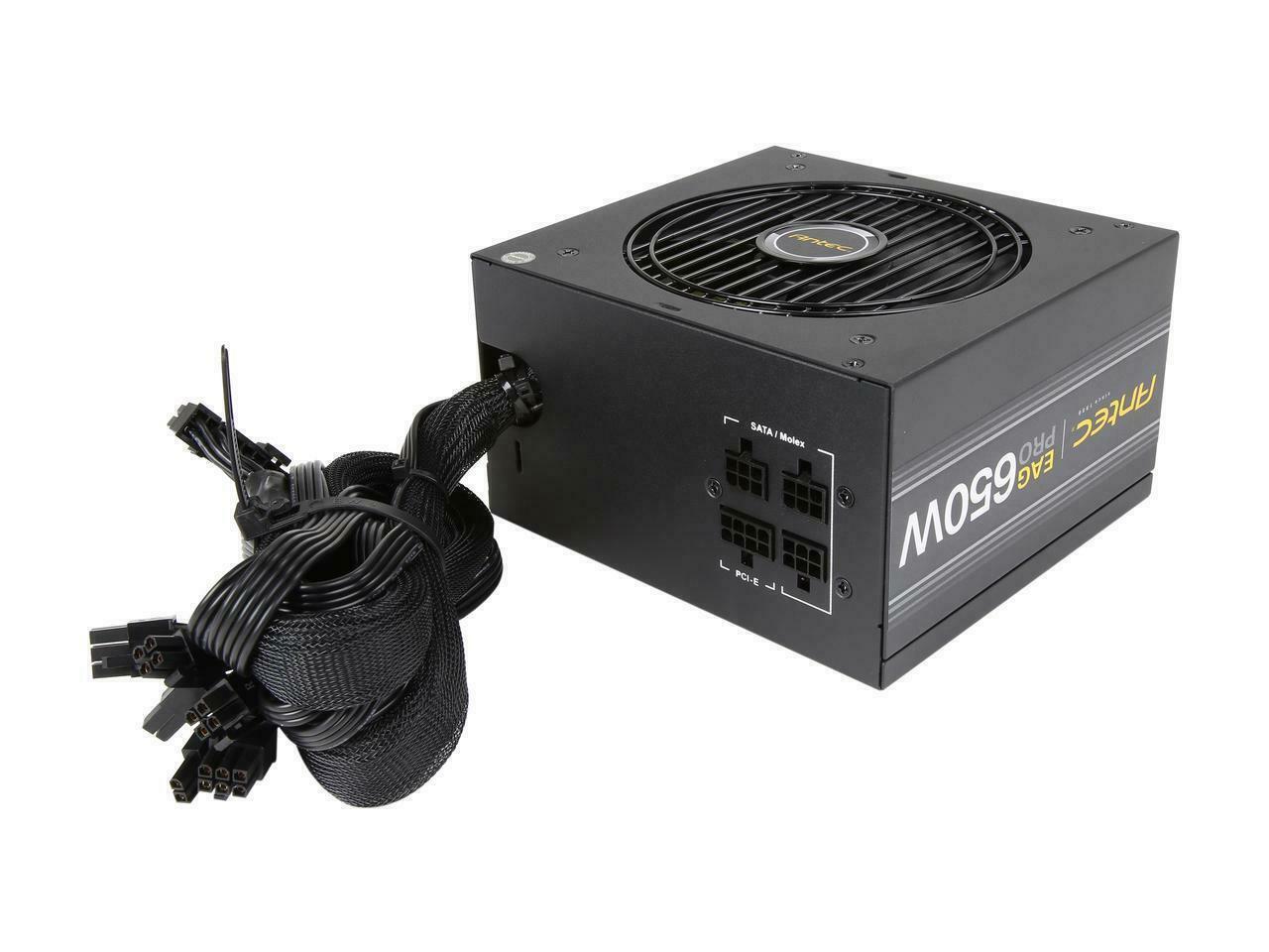 Antec Earthwatts Gold Pro Series EA650G Pro 650W Semi-Modular, 80 PLUS GOLD, 120