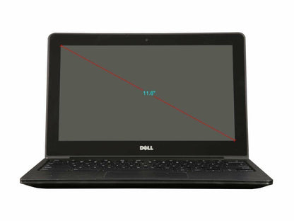 Dell Chromebook 11 CB1C13 11.6" Laptop Intel Celeron 2955U 1.40GHz 4GB 16GB SSD