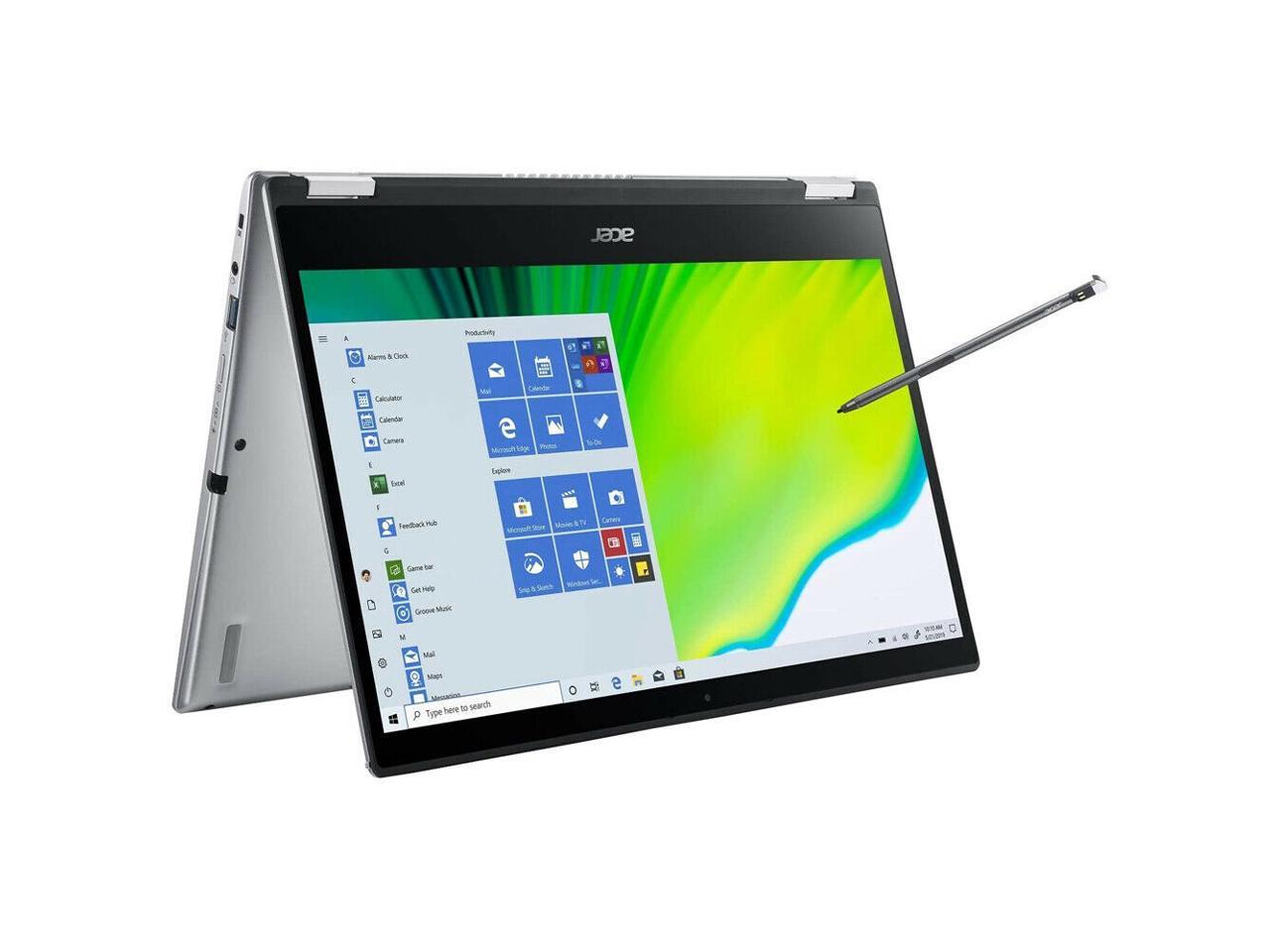 Acer Spin 3 14" Intel i5-1035G4 8/512 2-in-1 Touch Laptop + Protection Plan Pack