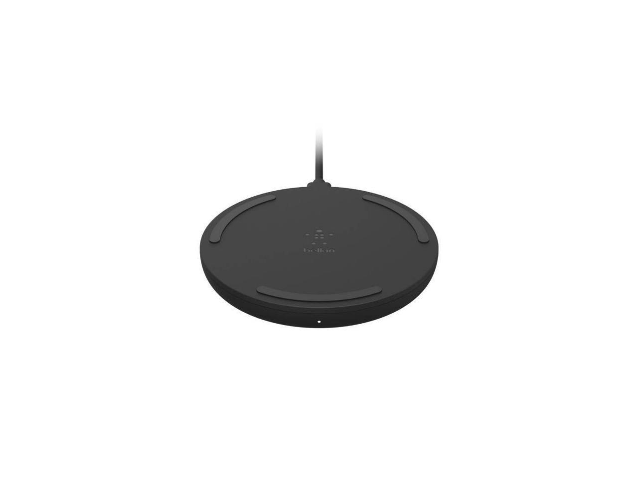 Belkin Boostup Base 10 Watts Wireless Charging Pad and QC 3.0 Wall Charger, Black