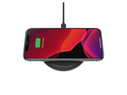 Belkin Boostup Base 10 Watts Wireless Charging Pad and QC 3.0 Wall Charger, Black