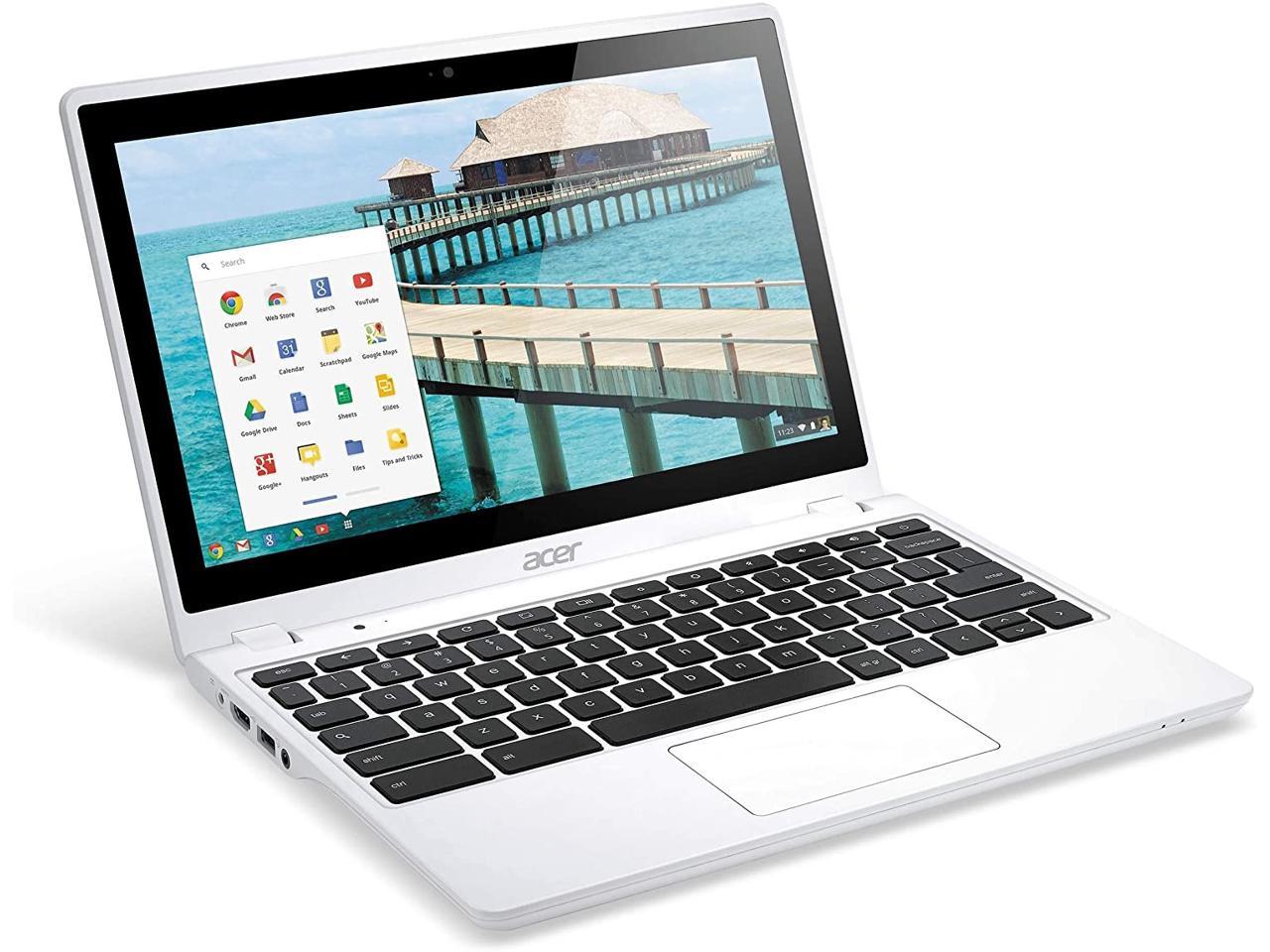 Acer Chromebook C720p-2457 Tablet Computer, 1.40 GHz Intel Celeron, 4GB DDR3 RAM, 32GB SSD Hard Drive, Chrome, 11" Screen
