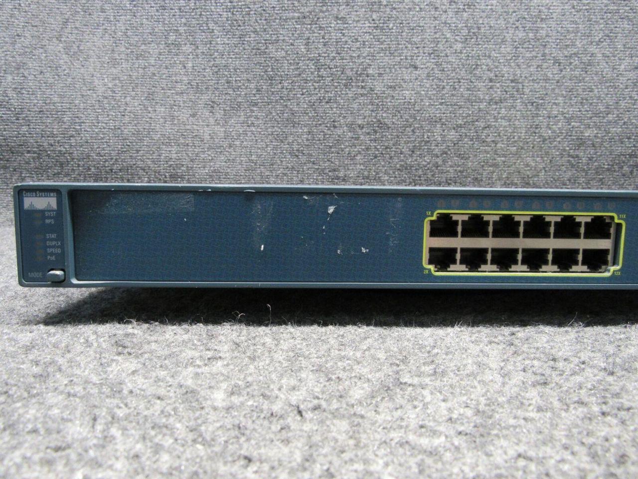 Cisco Catalyst WS-C3560G-24PS-S V06 24-Ports Rack-Mountable Switch *Tested*