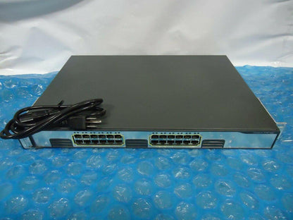 Cisco WS-C3750G-24T-S 24 Port Ethernet Switch W/Powercable~TESTED