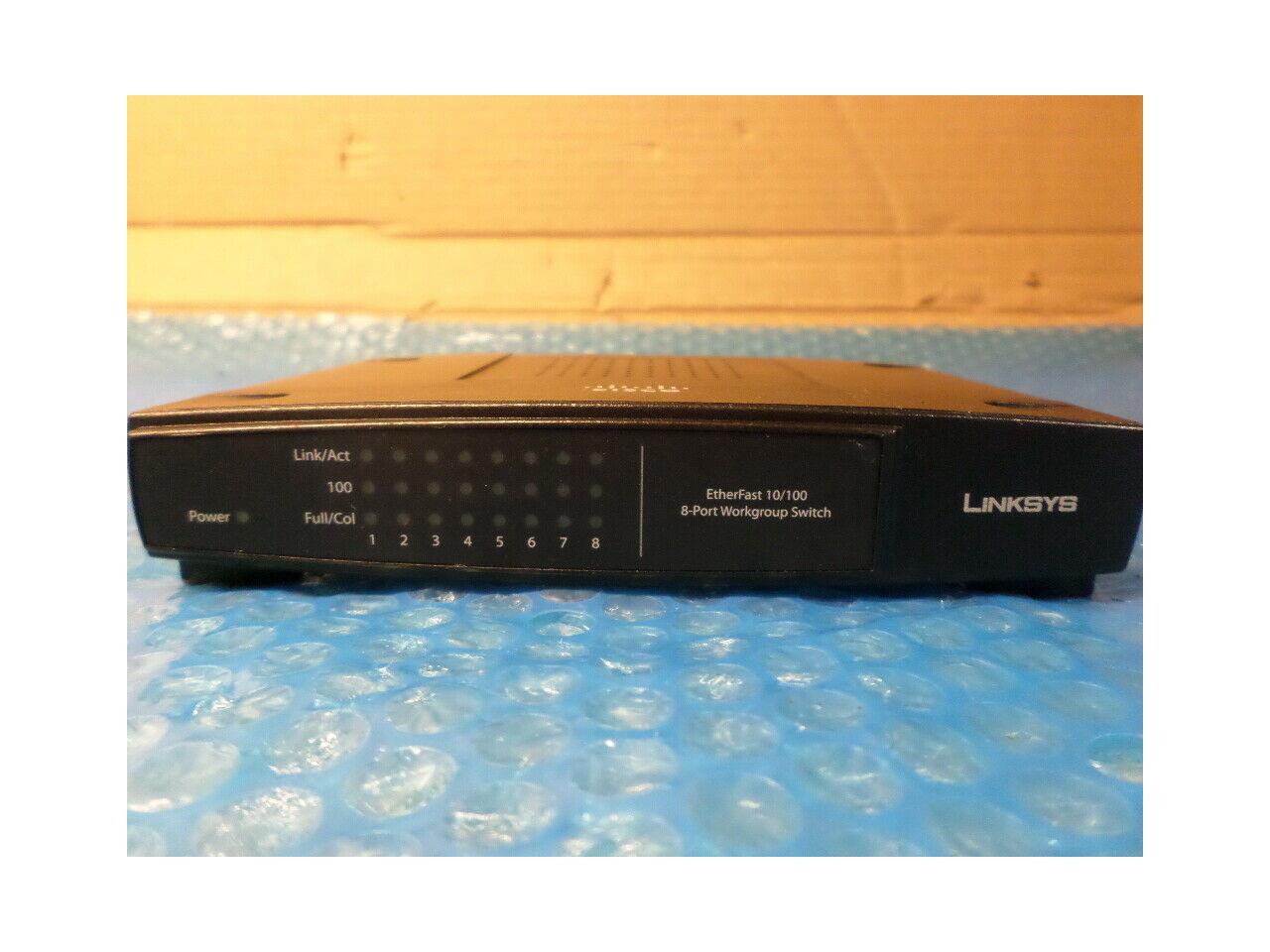 Linksys Cisco EZXS88W 8-Port 10/100 Workgroup Ethernet Switch VER 2.0, 3.3, 3.4