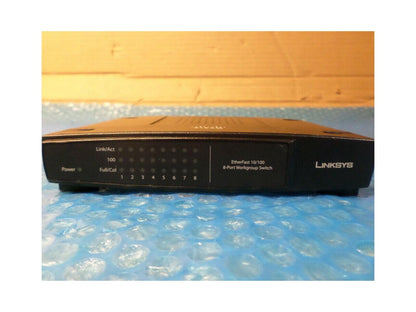 Linksys Cisco EZXS88W 8-Port 10/100 Workgroup Ethernet Switch VER 2.0, 3.3, 3.4