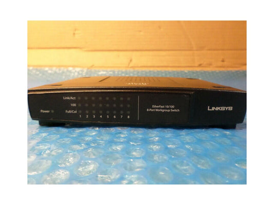 Linksys Cisco EZXS88W 8-Port 10/100 Workgroup Ethernet Switch VER 2.0, 3.3, 3.4