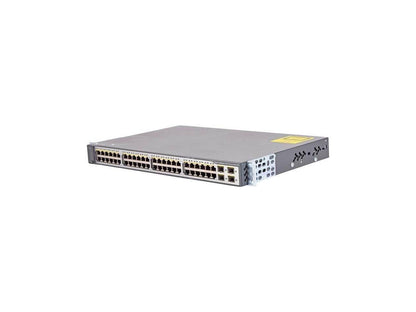 Cisco WS-C3750V2-48PS-S V05 Catalyst Network Rack 48-Port PoE Ethernet Switch