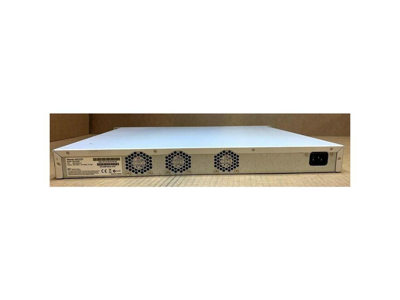 Cisco Meraki MS22P 24-Port RJ-45 10/100/1000 PoE Managed Switch