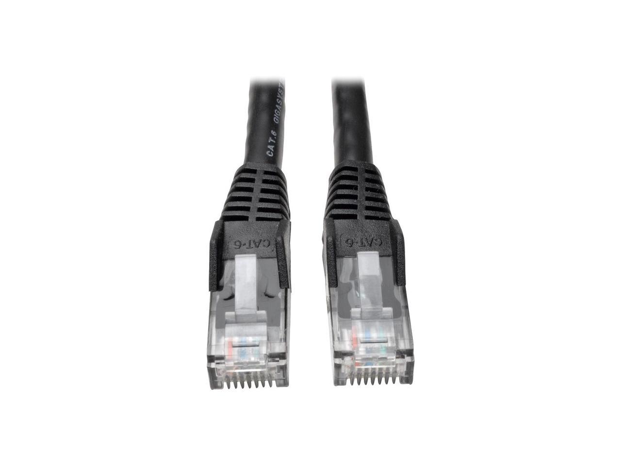 TRIPP LITE CONNECTIVITY N201-001-BK50BP 1FT CAT6 PATCH CABLE M/M BLACK