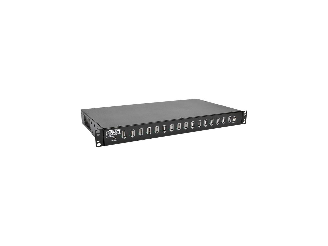 Tripp Lite 16-Port USB Charging Station with Syncing Function - 5V 40A / 200W USB Charger Output (U280-016-RM)