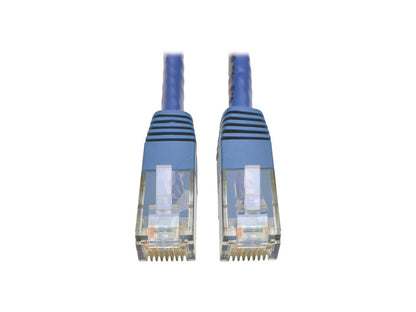 Tripp Lite Cat6 Gigabit Molded Patch Cable, 10 ft. RJ45 (M/M), 550MHz 24 AWG Blue 10' (N200-010-BL)