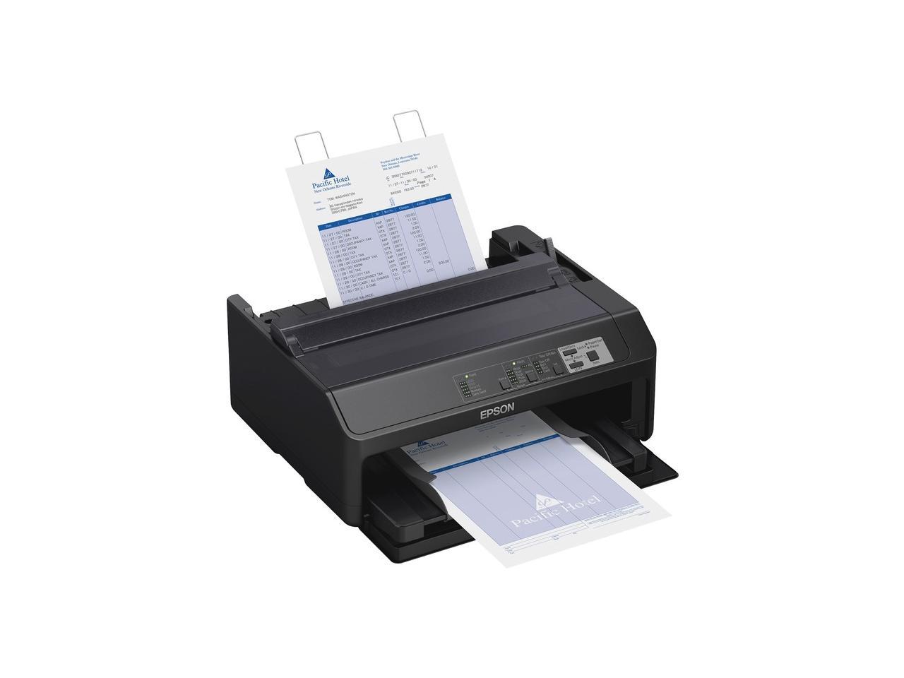 Epson - C11CF37201 - Epson FX-890II 9-pin Dot Matrix Printer - Monochrome - 738 cps Mono - USB - Parallel