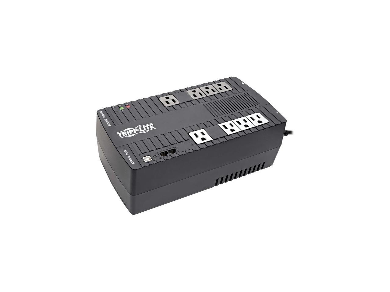 TRIPP LITE AVR650UM 650 VA 325 Watts 4 UPS outlets, 4 surge-only outlets Outlets UPS
