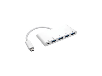 Tripp Lite 4-Port USB 3.1 USB-C to USB-A Hub w/ USB-C Charging Port 5 Gbps (U460-004-4A-C)