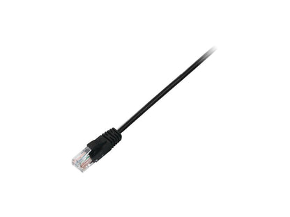 V7 CAT5E UTP Network (RJ45 m/m), Black 1ft