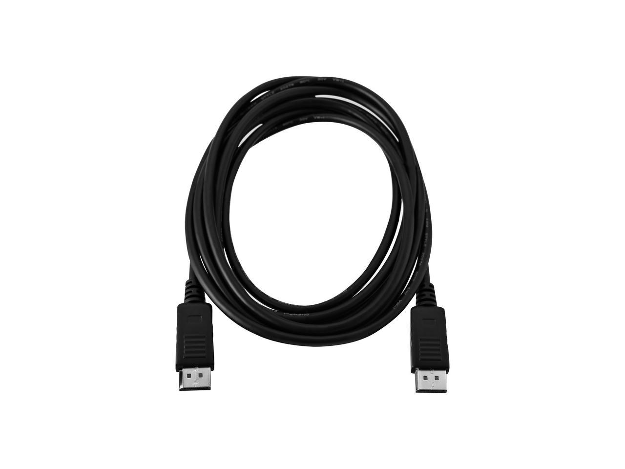 V7 V7DP2DP-6FT-BLK-1E Black Video Cable DisplayPort Male to DisplayPort Male 2m 6.6 ft.