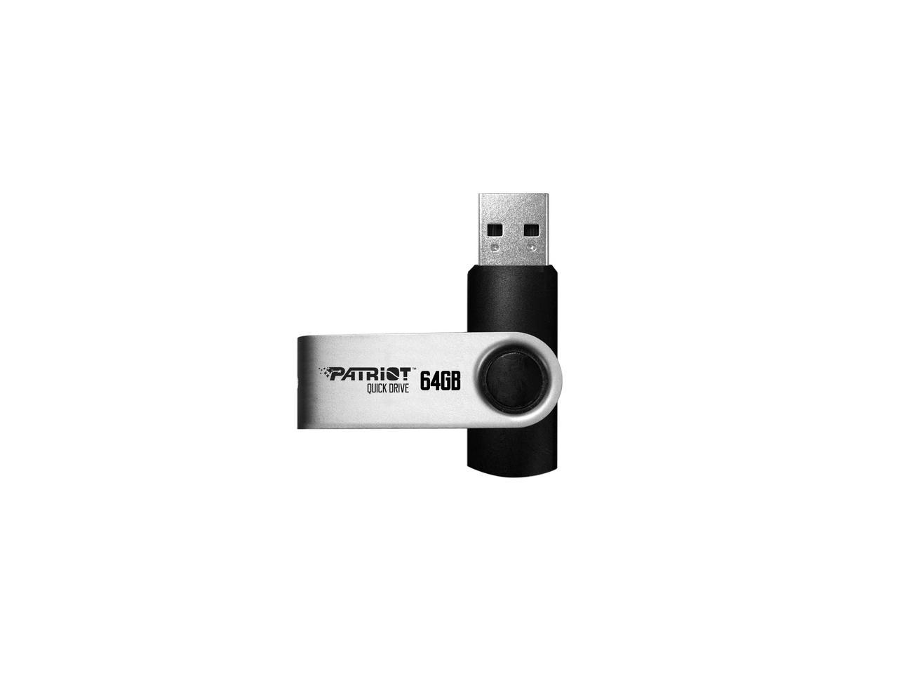 Patriot Quick Drive 64GB Memory (USB Flash Drive) Model PSF64GQDI3USB