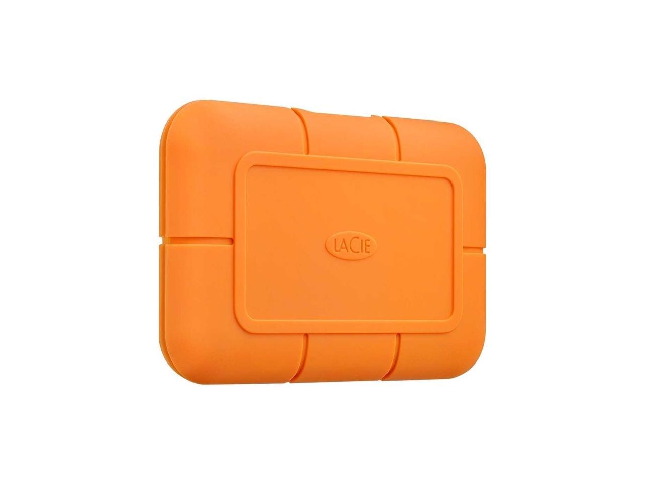 LaCie Rugged SSD 500GB USB 3.1 Gen 2, Type-C Professional NVMe SSD