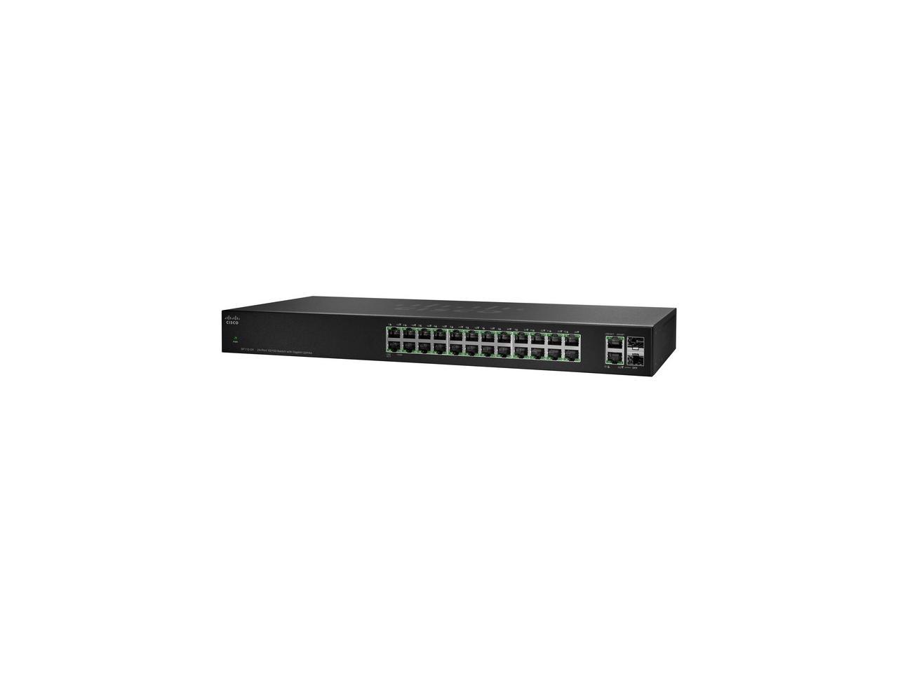 CISCO SF112-24-NA 24 Ports - Unmanaged - Rack-mountable Switch
